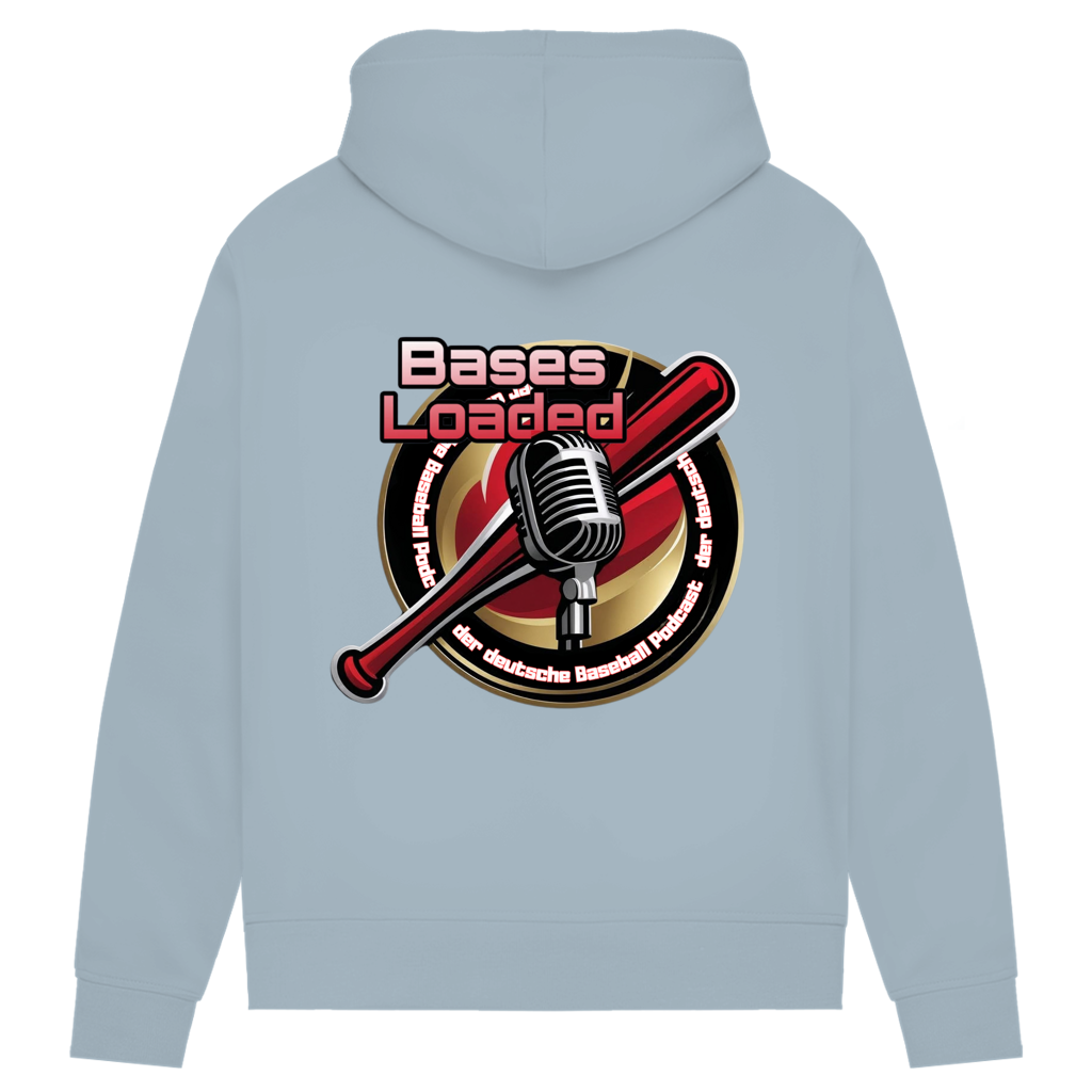 Damen Premium Bio Hoodie | BASES LOADED | beidseitig bedruckt