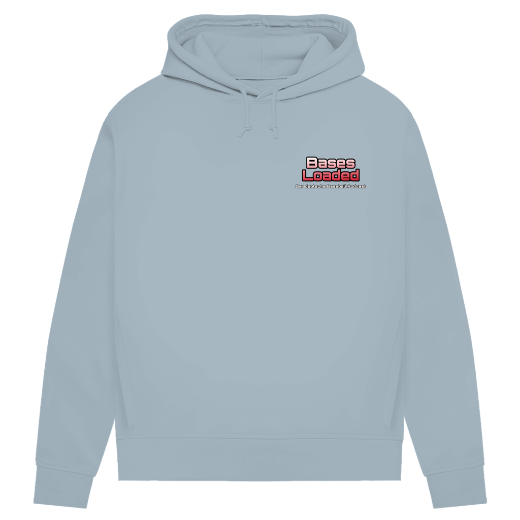 Damen Premium Bio Hoodie | BASES LOADED | beidseitig bedruckt