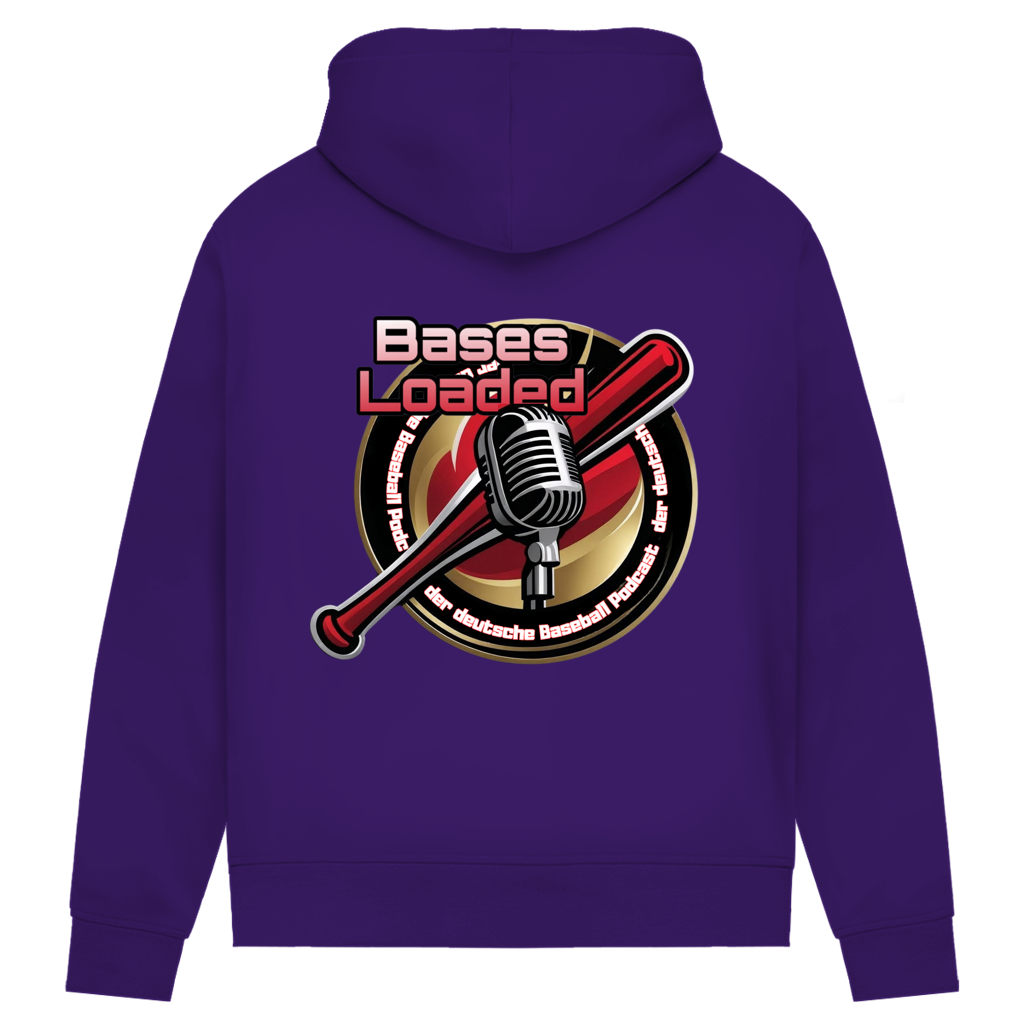 Damen Premium Bio Hoodie | BASES LOADED | beidseitig bedruckt