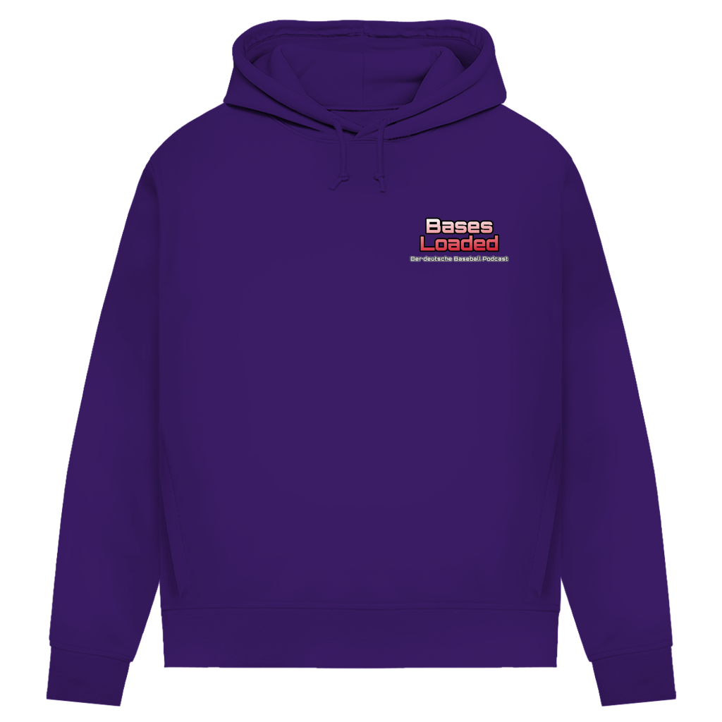 Damen Premium Bio Hoodie | BASES LOADED | beidseitig bedruckt