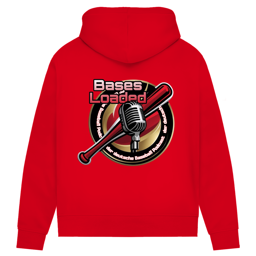 Damen Premium Bio Hoodie | BASES LOADED | beidseitig bedruckt