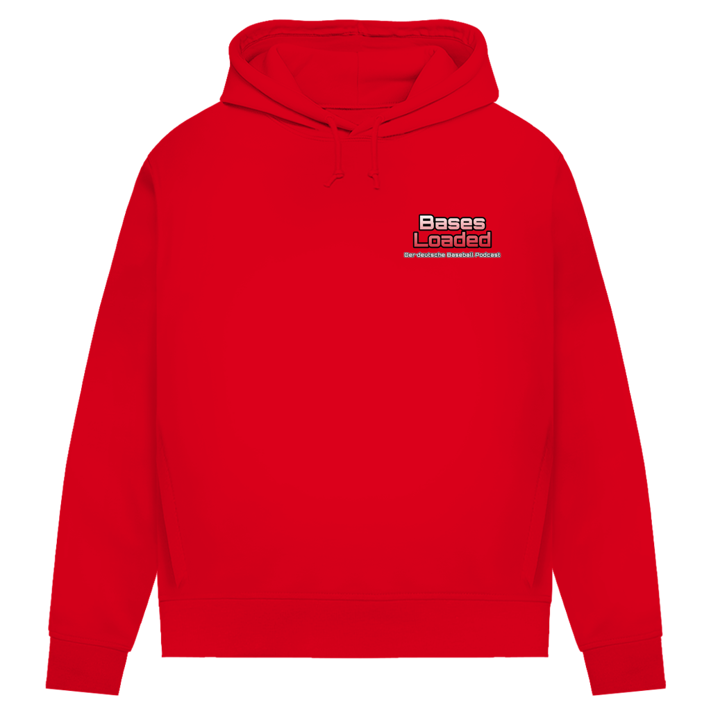 Damen Premium Bio Hoodie | BASES LOADED | beidseitig bedruckt
