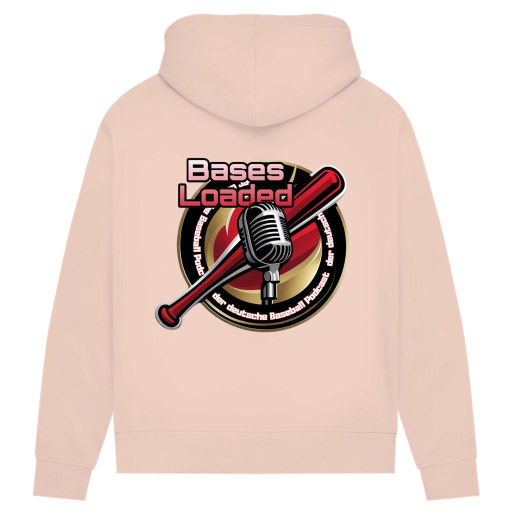 Damen Premium Bio Hoodie | BASES LOADED | beidseitig bedruckt