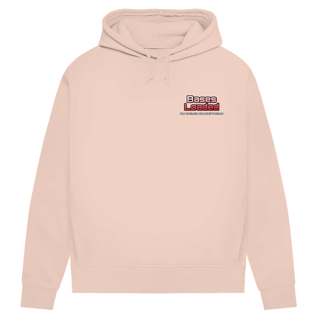 Damen Premium Bio Hoodie | BASES LOADED | beidseitig bedruckt