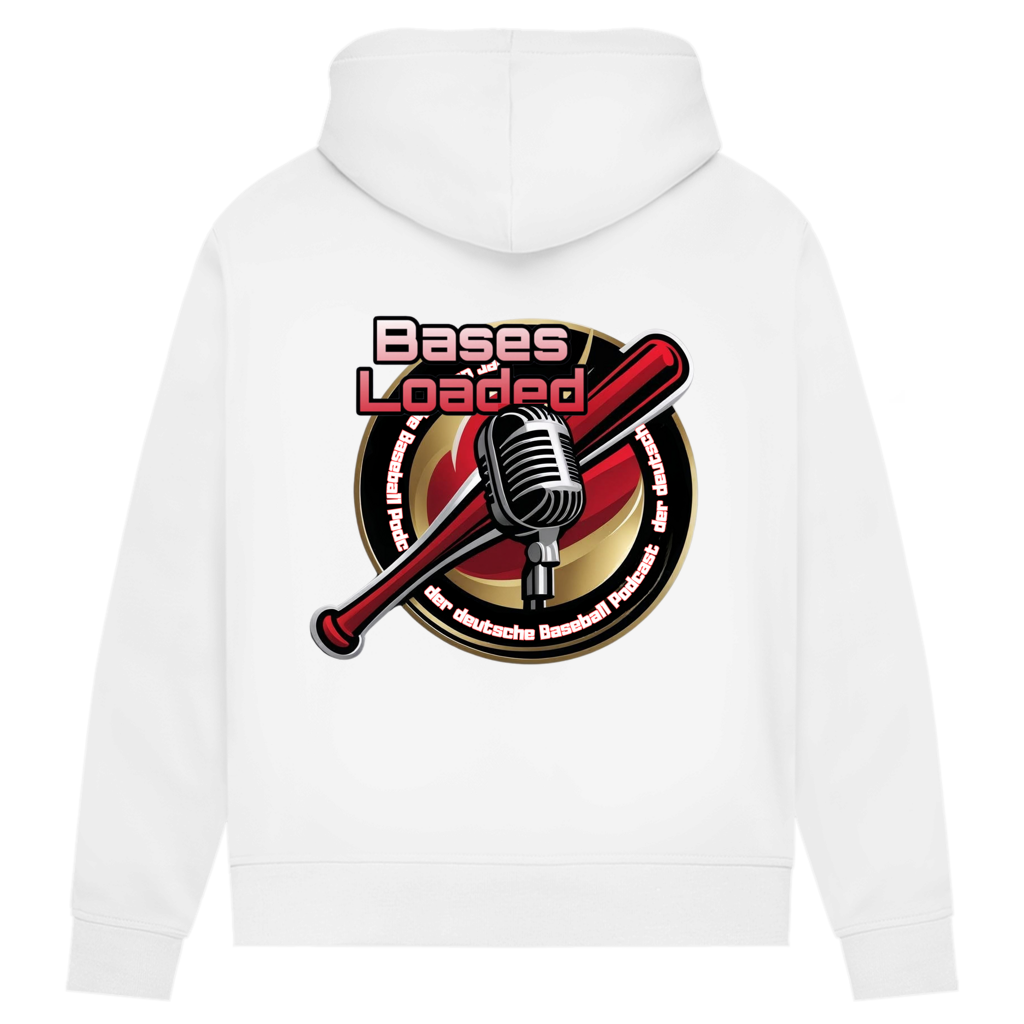 Damen Premium Bio Hoodie | BASES LOADED | beidseitig bedruckt