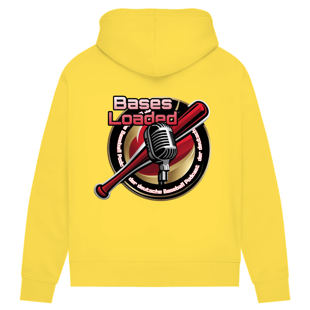Damen Premium Bio Hoodie | BASES LOADED | beidseitig bedruckt