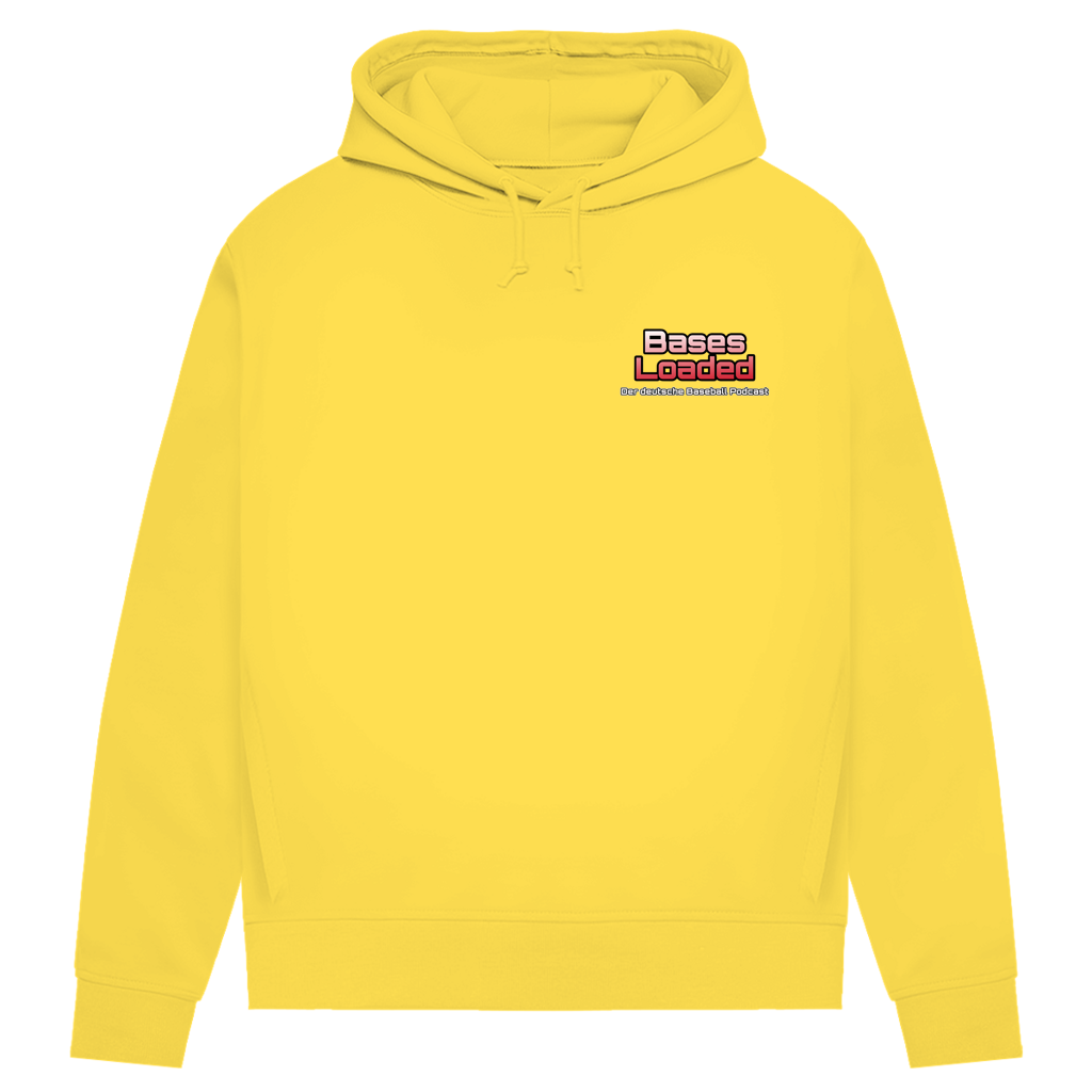 Damen Premium Bio Hoodie | BASES LOADED | beidseitig bedruckt