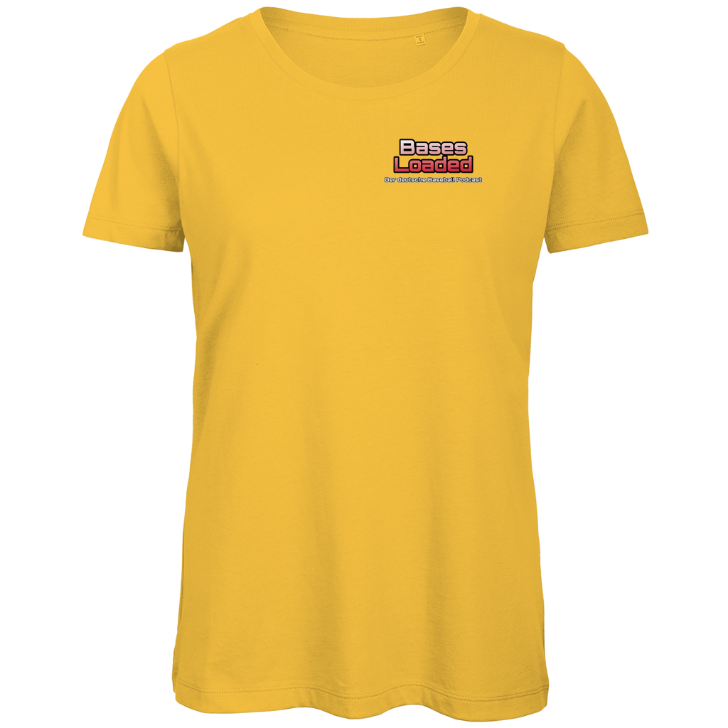Damen Premium Bio T-Shirt | BASES LOADED | beidseitig bedruckt