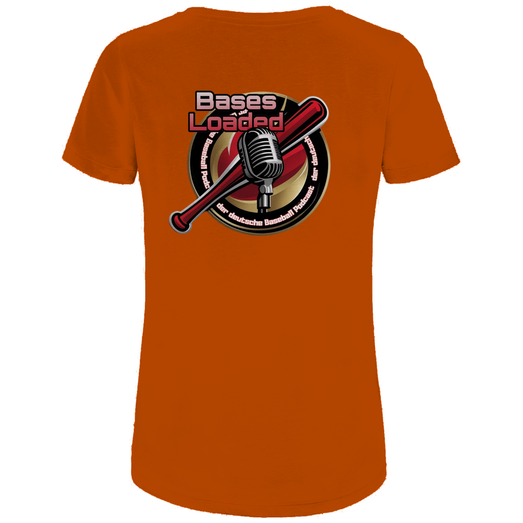 Damen Premium Bio T-Shirt | BASES LOADED | beidseitig bedruckt