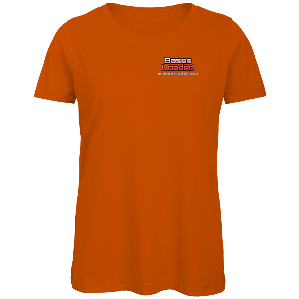 Damen Premium Bio T-Shirt | BASES LOADED | beidseitig bedruckt