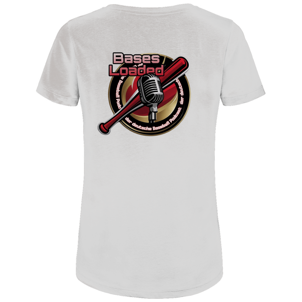Damen Premium Bio T-Shirt | BASES LOADED | beidseitig bedruckt
