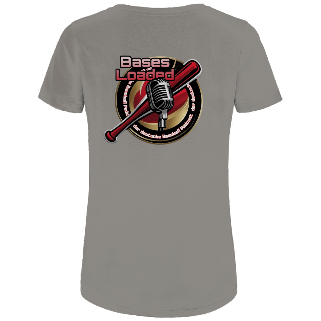Damen Premium Bio T-Shirt | BASES LOADED | beidseitig bedruckt