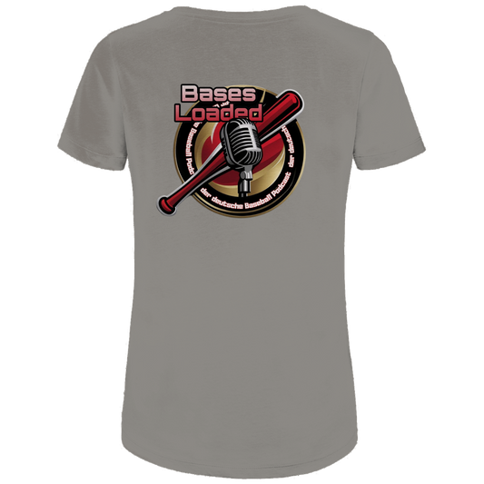 Damen Premium Bio T-Shirt | BASES LOADED | beidseitig bedruckt