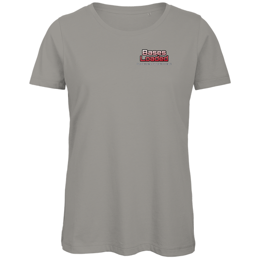 Damen Premium Bio T-Shirt | BASES LOADED | beidseitig bedruckt