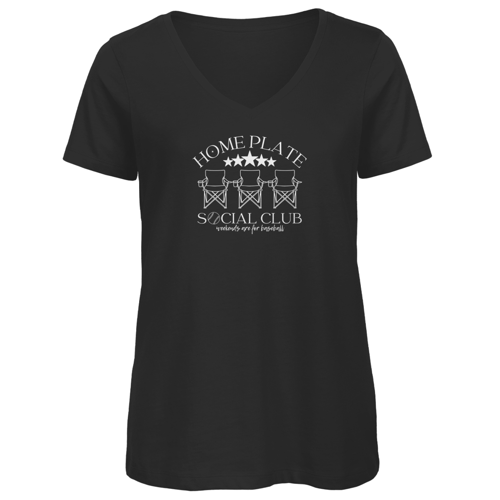 Damen Premium Bio V-Neck T-Shirt | SOCIAL CLUB