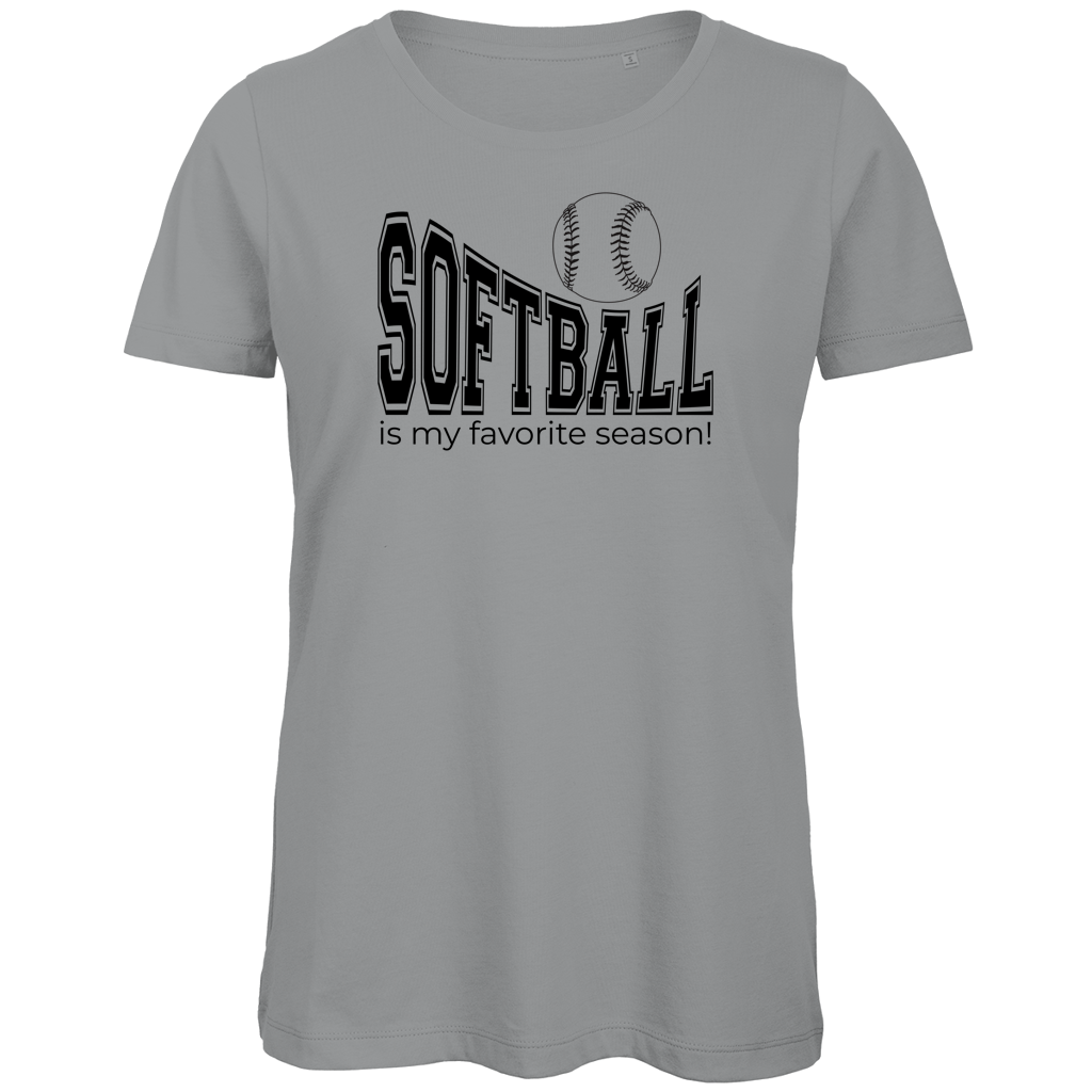 Damen Premium Bio T-Shirt | SOFTBALL