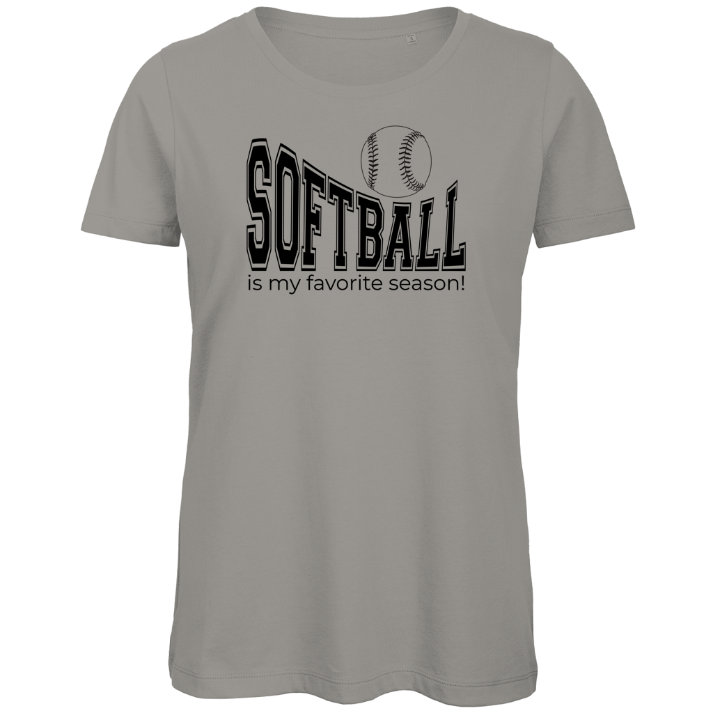 Damen Premium Bio T-Shirt | SOFTBALL