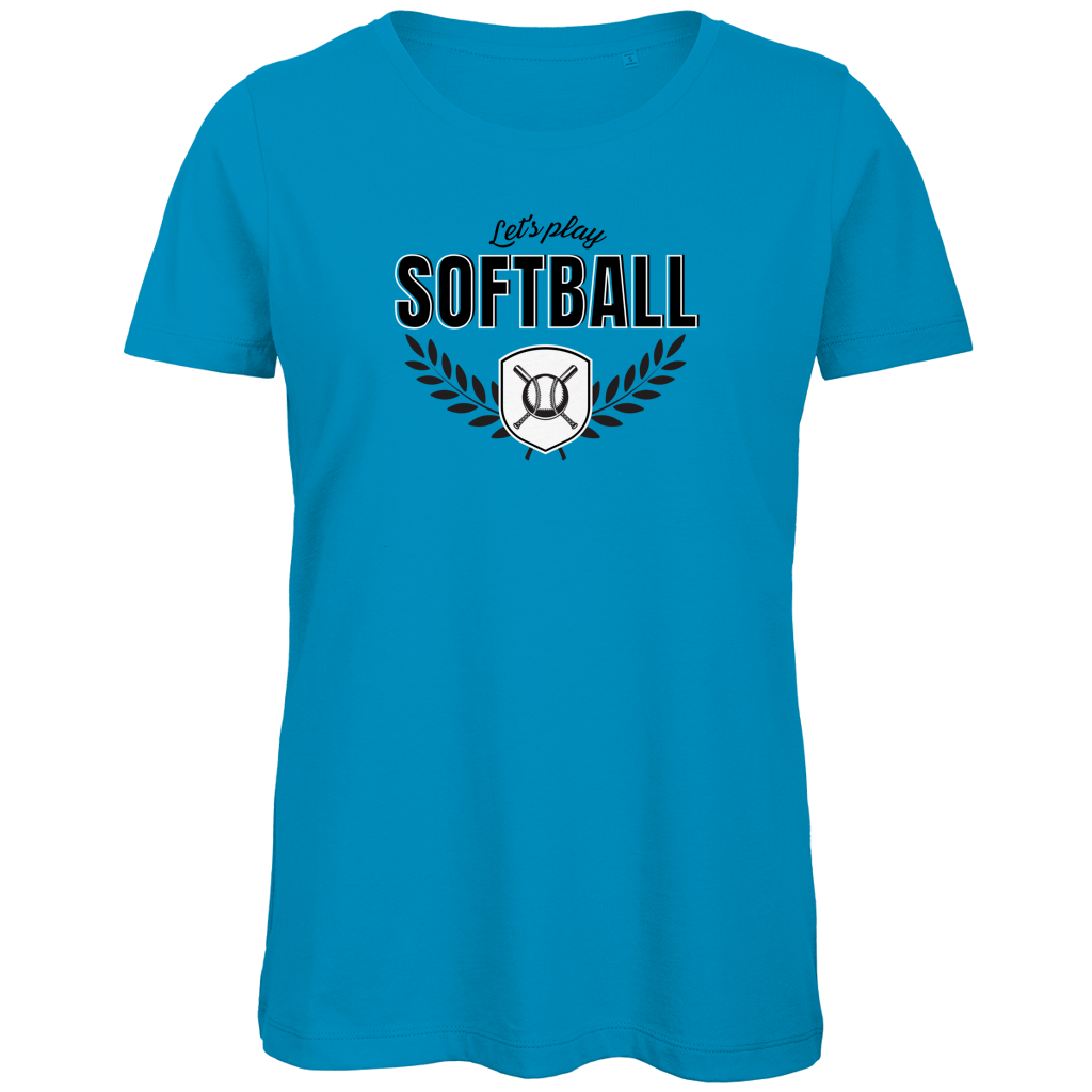 Damen Premium Bio T-Shirt | SOFTBALL