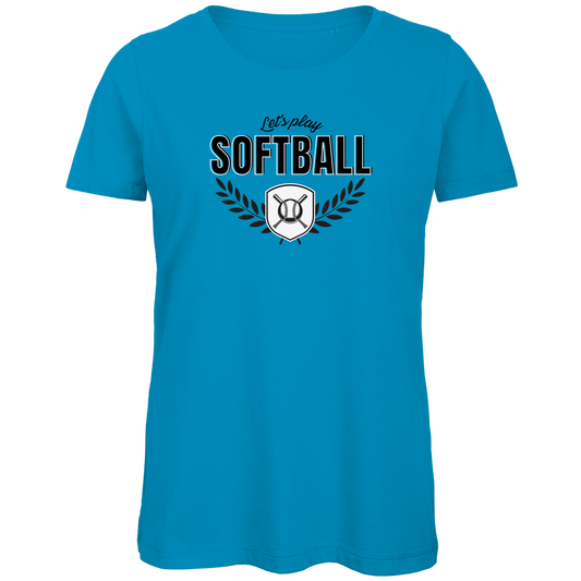 Damen Premium Bio T-Shirt | SOFTBALL