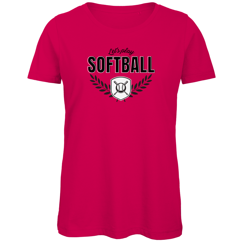 Damen Premium Bio T-Shirt | SOFTBALL