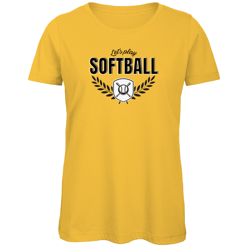Damen Premium Bio T-Shirt | SOFTBALL