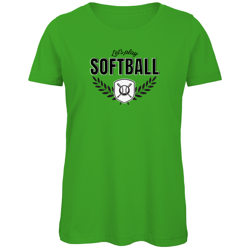 Damen Premium Bio T-Shirt | SOFTBALL