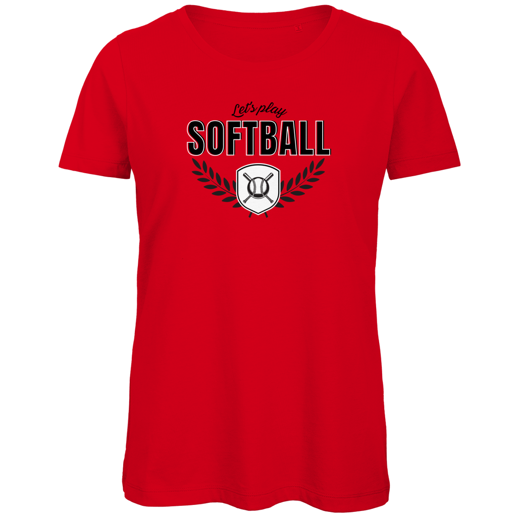 Damen Premium Bio T-Shirt | SOFTBALL
