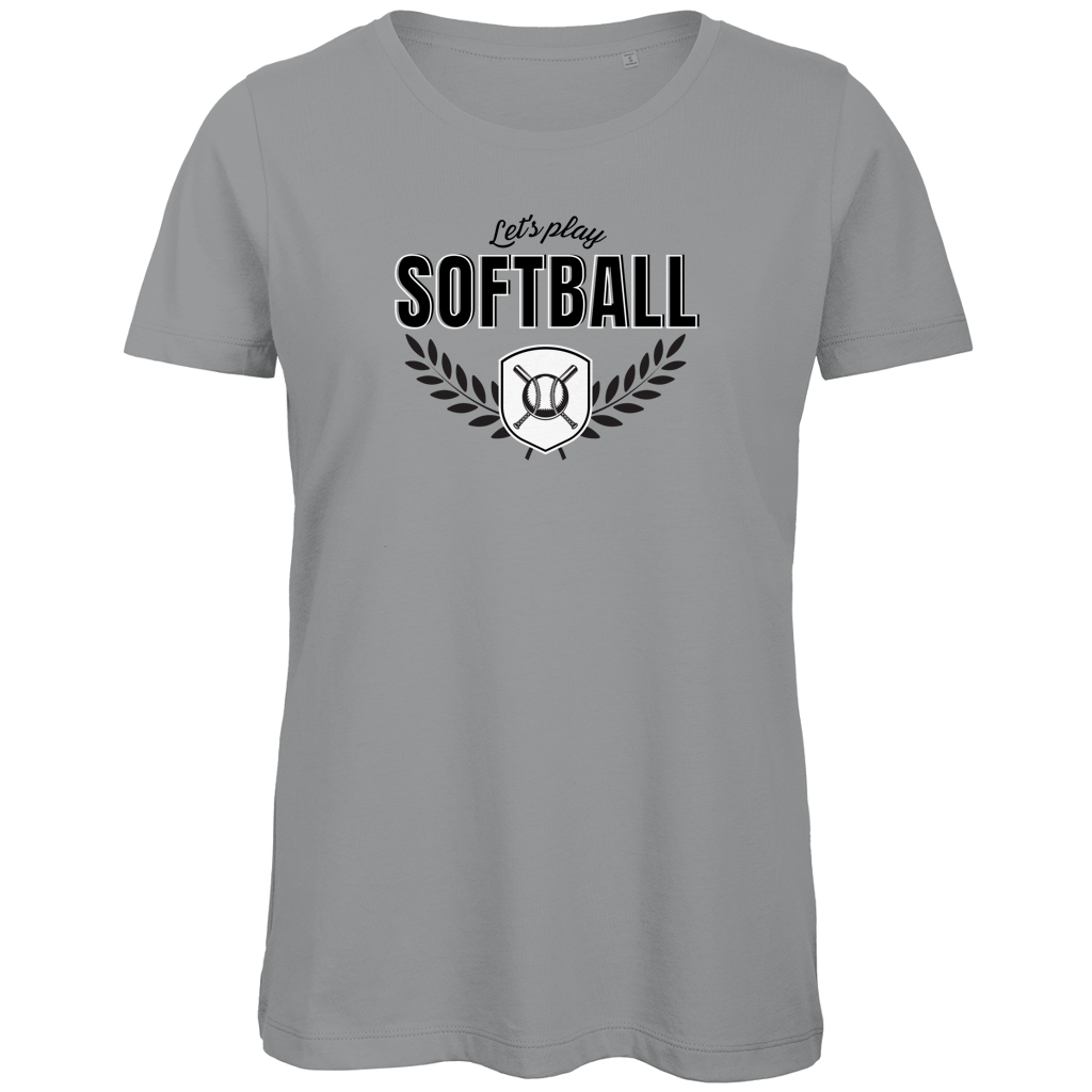 Damen Premium Bio T-Shirt | SOFTBALL