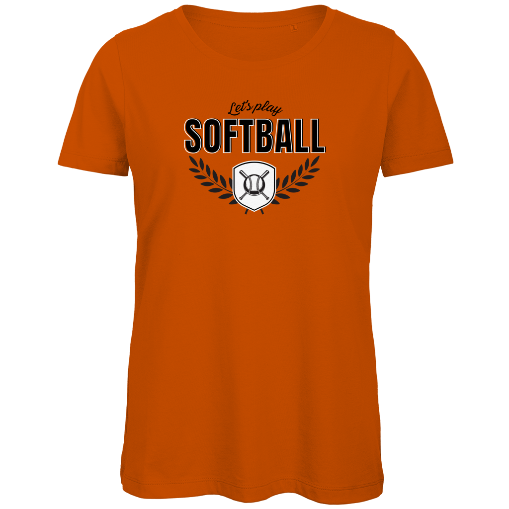 Damen Premium Bio T-Shirt | SOFTBALL