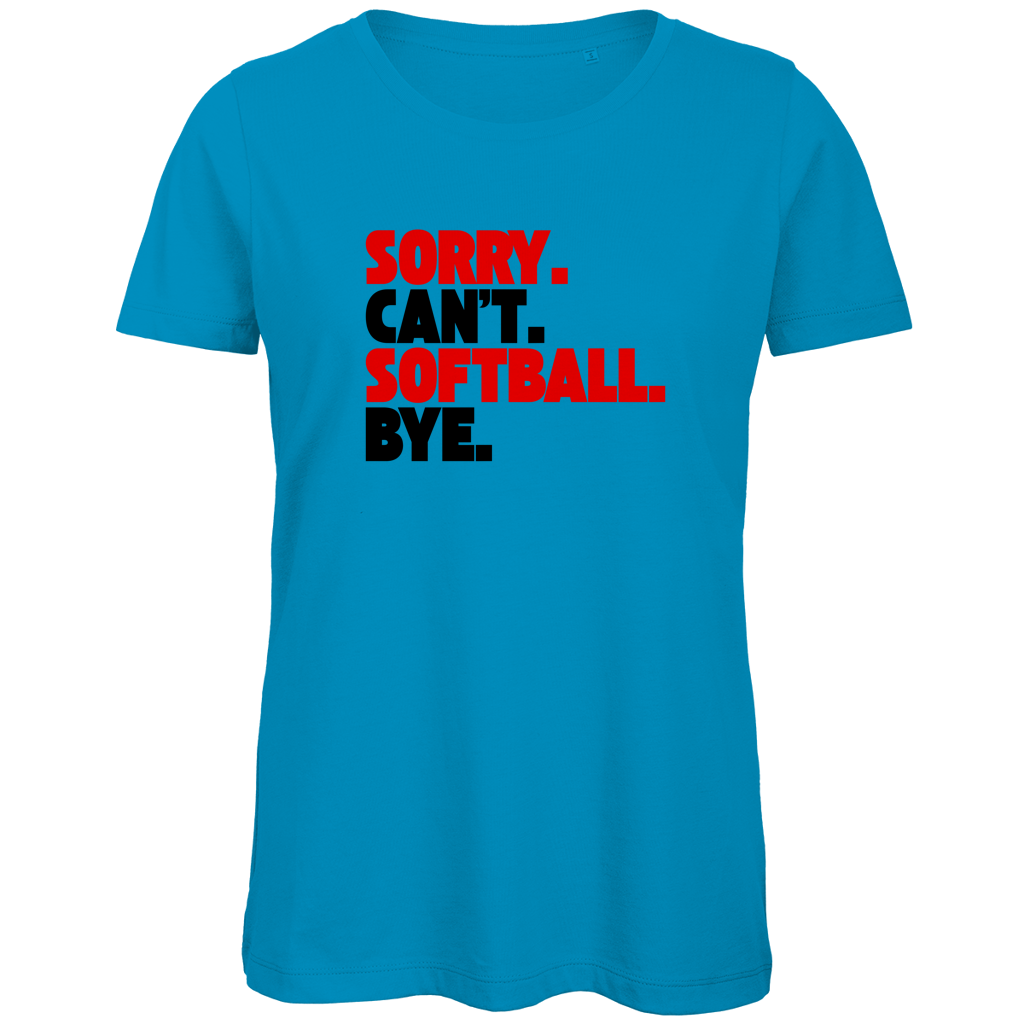 Damen Premium Bio T-Shirt | SOFTBALL