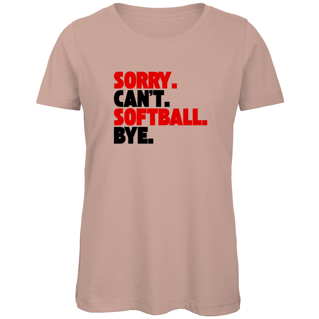 Damen Premium Bio T-Shirt | SOFTBALL