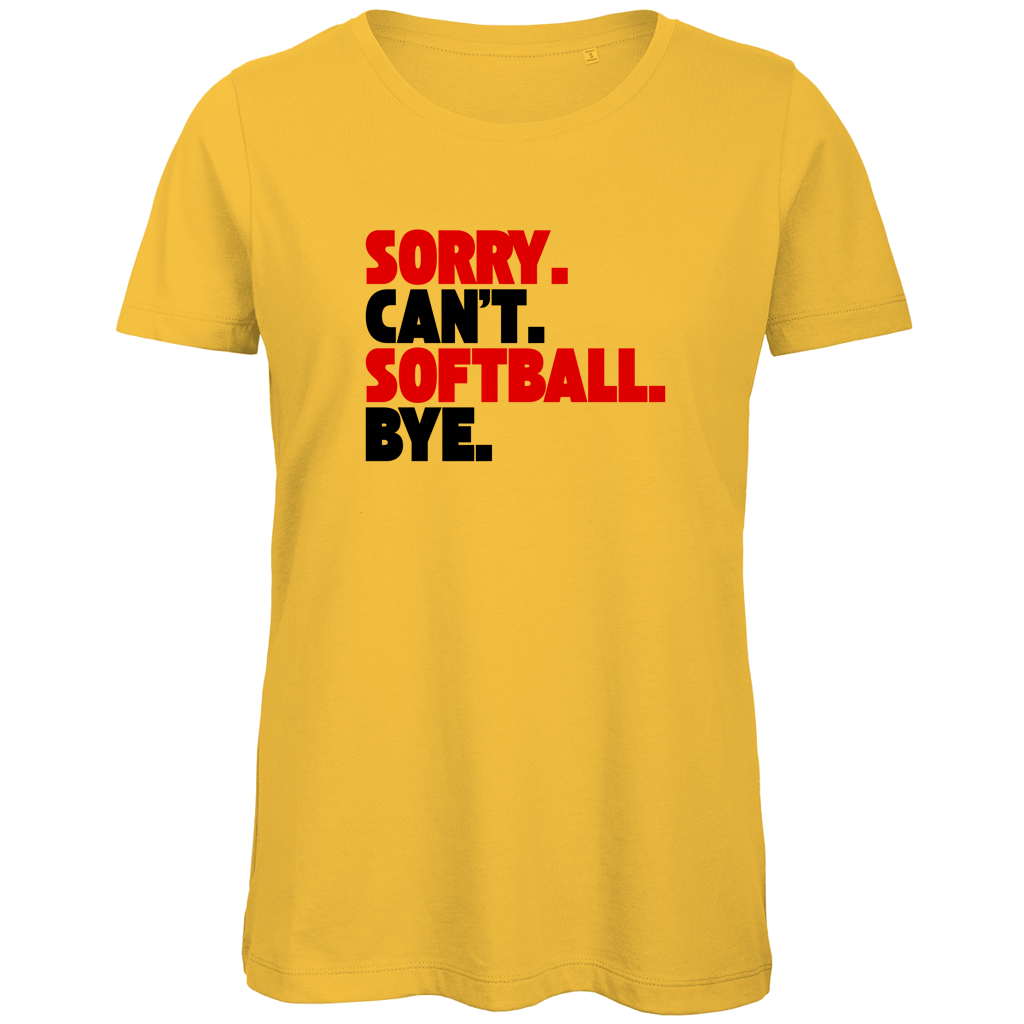 Damen Premium Bio T-Shirt | SOFTBALL