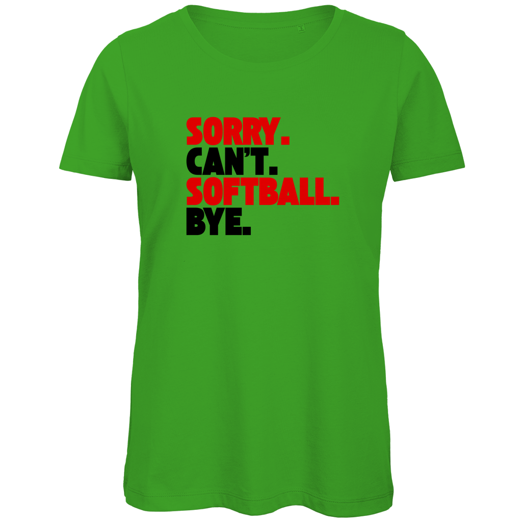 Damen Premium Bio T-Shirt | SOFTBALL