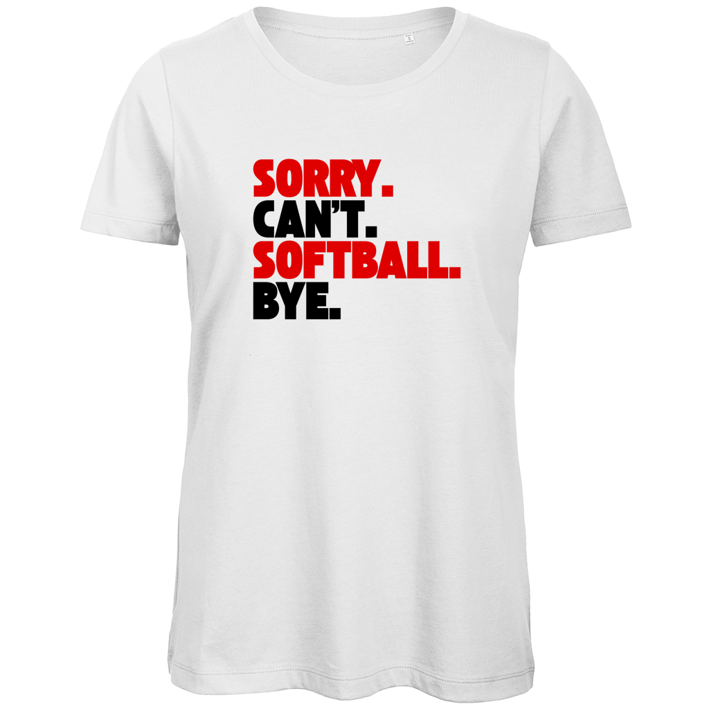 Damen Premium Bio T-Shirt | SOFTBALL