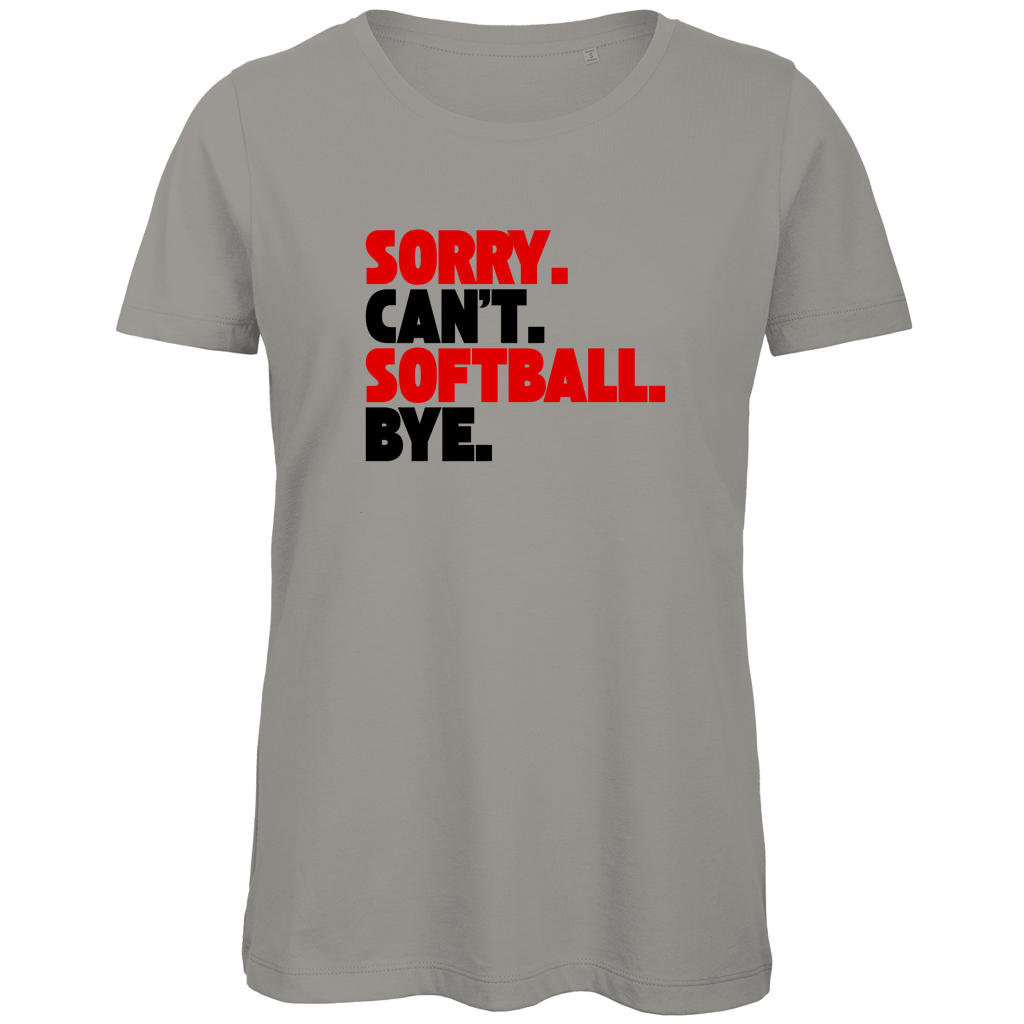 Damen Premium Bio T-Shirt | SOFTBALL