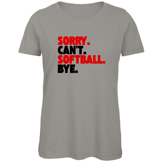 Damen Premium Bio T-Shirt | SOFTBALL