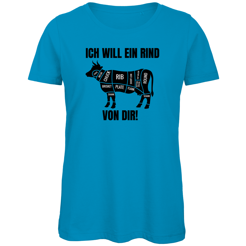 Damen Premium Bio T-Shirt | RIND VON DIR