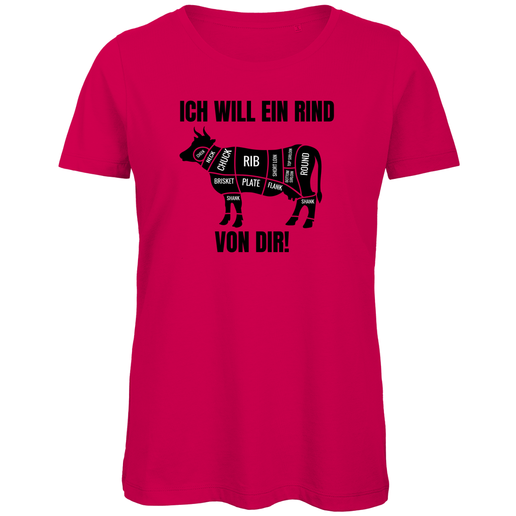 Damen Premium Bio T-Shirt | RIND VON DIR