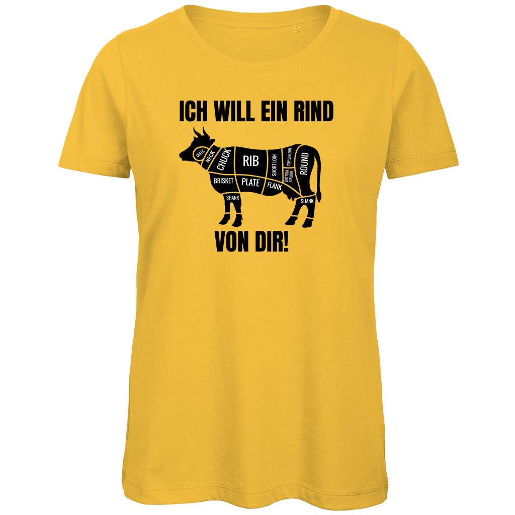 Damen Premium Bio T-Shirt | RIND VON DIR