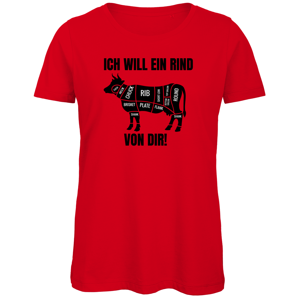 Damen Premium Bio T-Shirt | RIND VON DIR