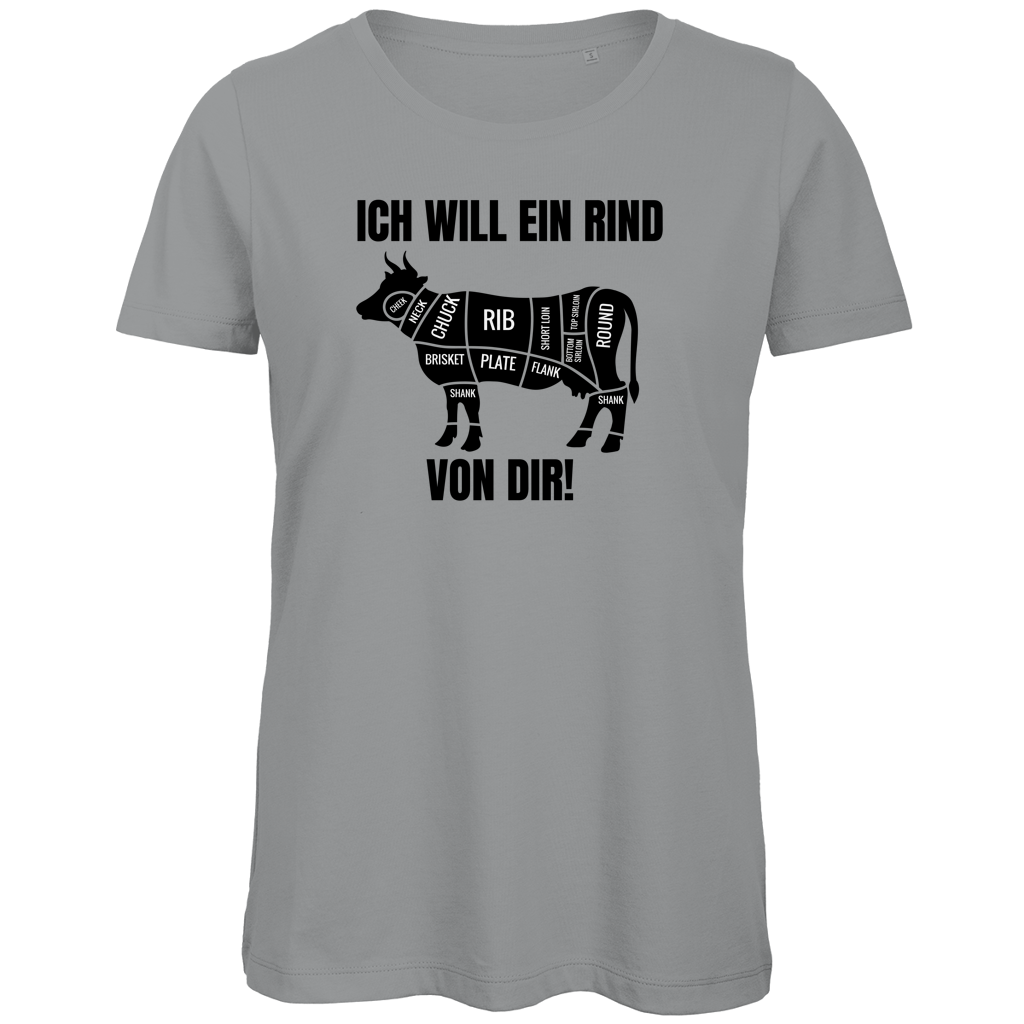 Damen Premium Bio T-Shirt | RIND VON DIR