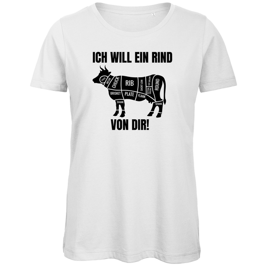 Damen Premium Bio T-Shirt | RIND VON DIR