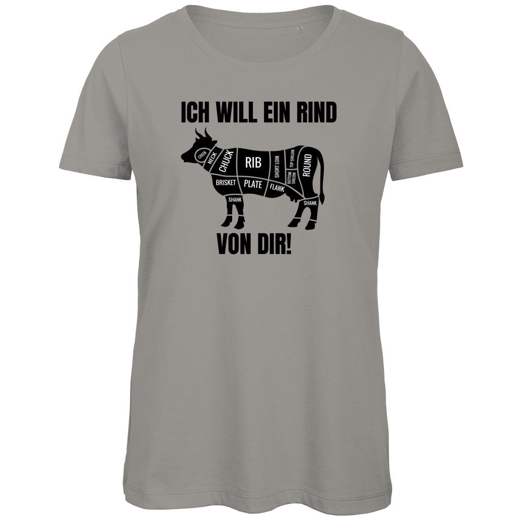 Damen Premium Bio T-Shirt | RIND VON DIR