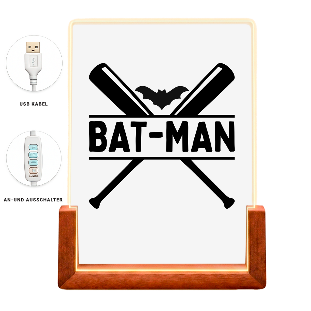 Beleuchteter Bilderrahmen batman