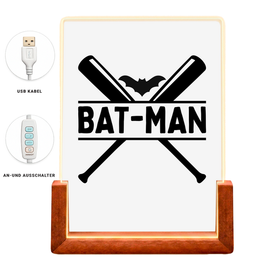 Beleuchteter Bilderrahmen batman