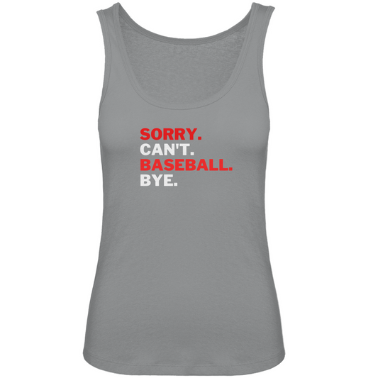 SORRY. CAN'T. | Damen Premium Organic Tank Top